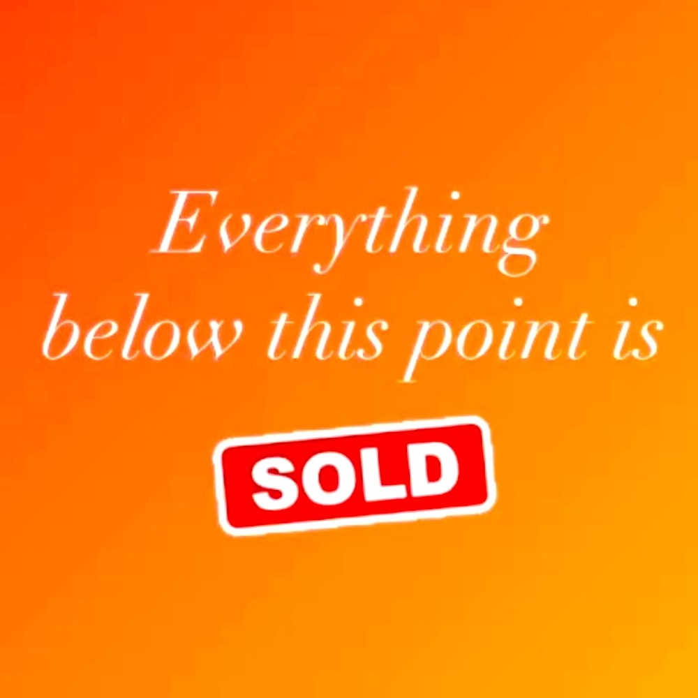 Items Below Are SOLD